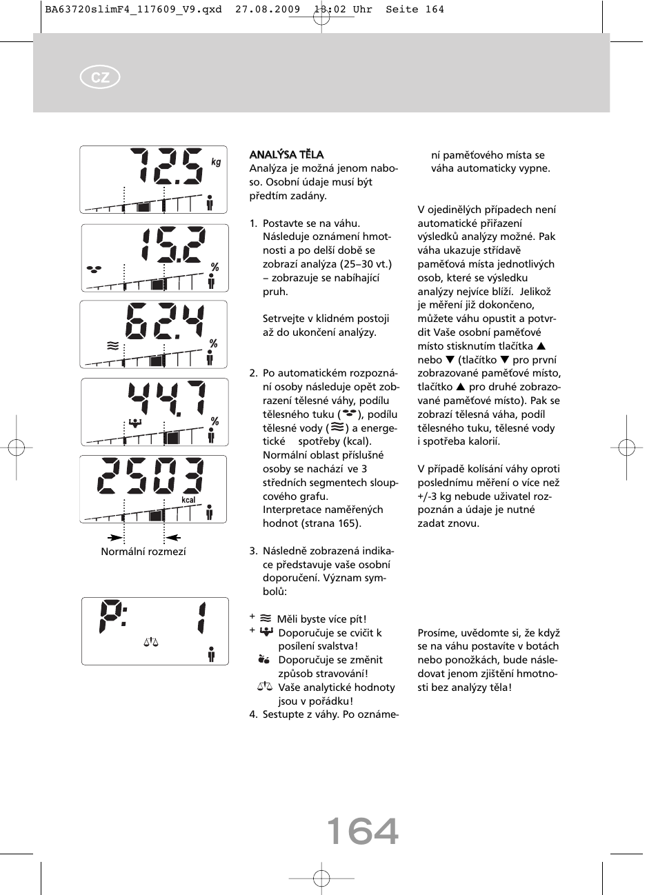 SOEHNLE Body Balance Slim F4 User Manual | Page 164 / 240