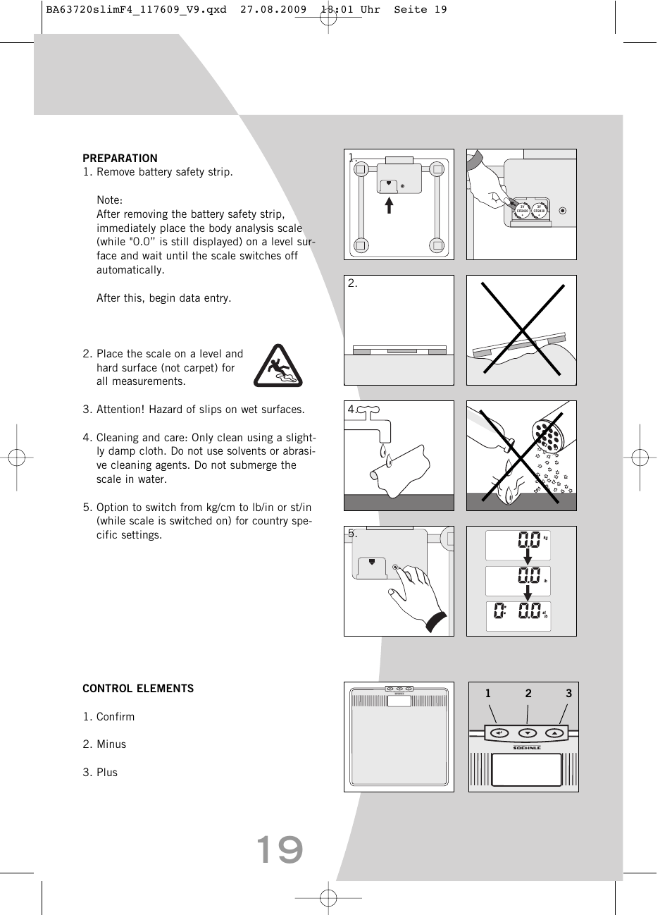 SOEHNLE Body Balance Slim F4 User Manual | Page 19 / 240