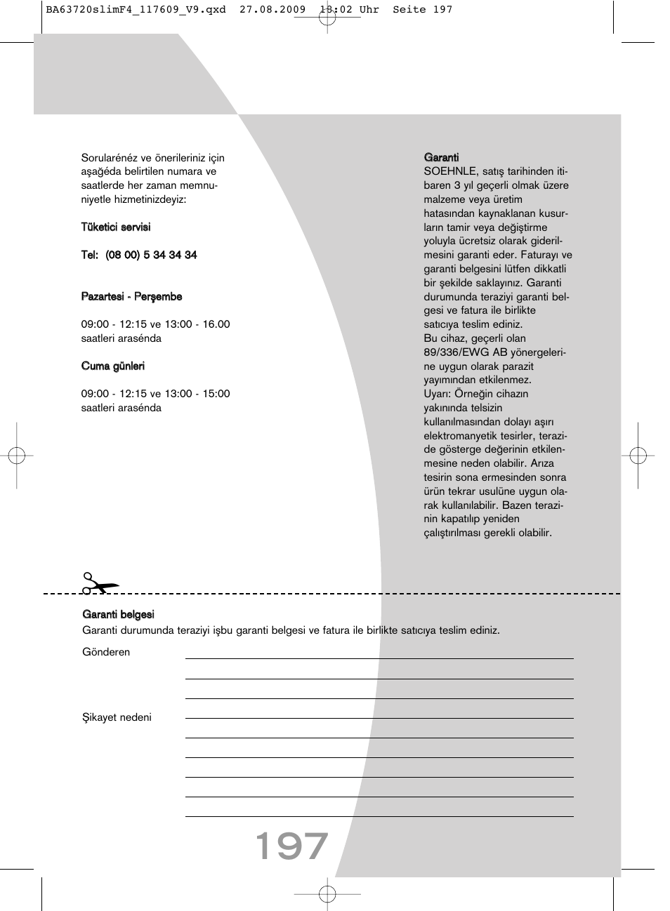 SOEHNLE Body Balance Slim F4 User Manual | Page 197 / 240