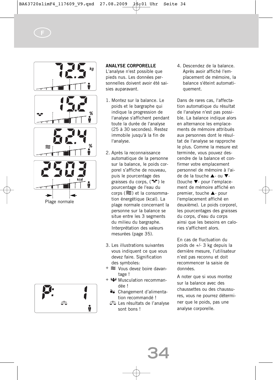 SOEHNLE Body Balance Slim F4 User Manual | Page 34 / 240