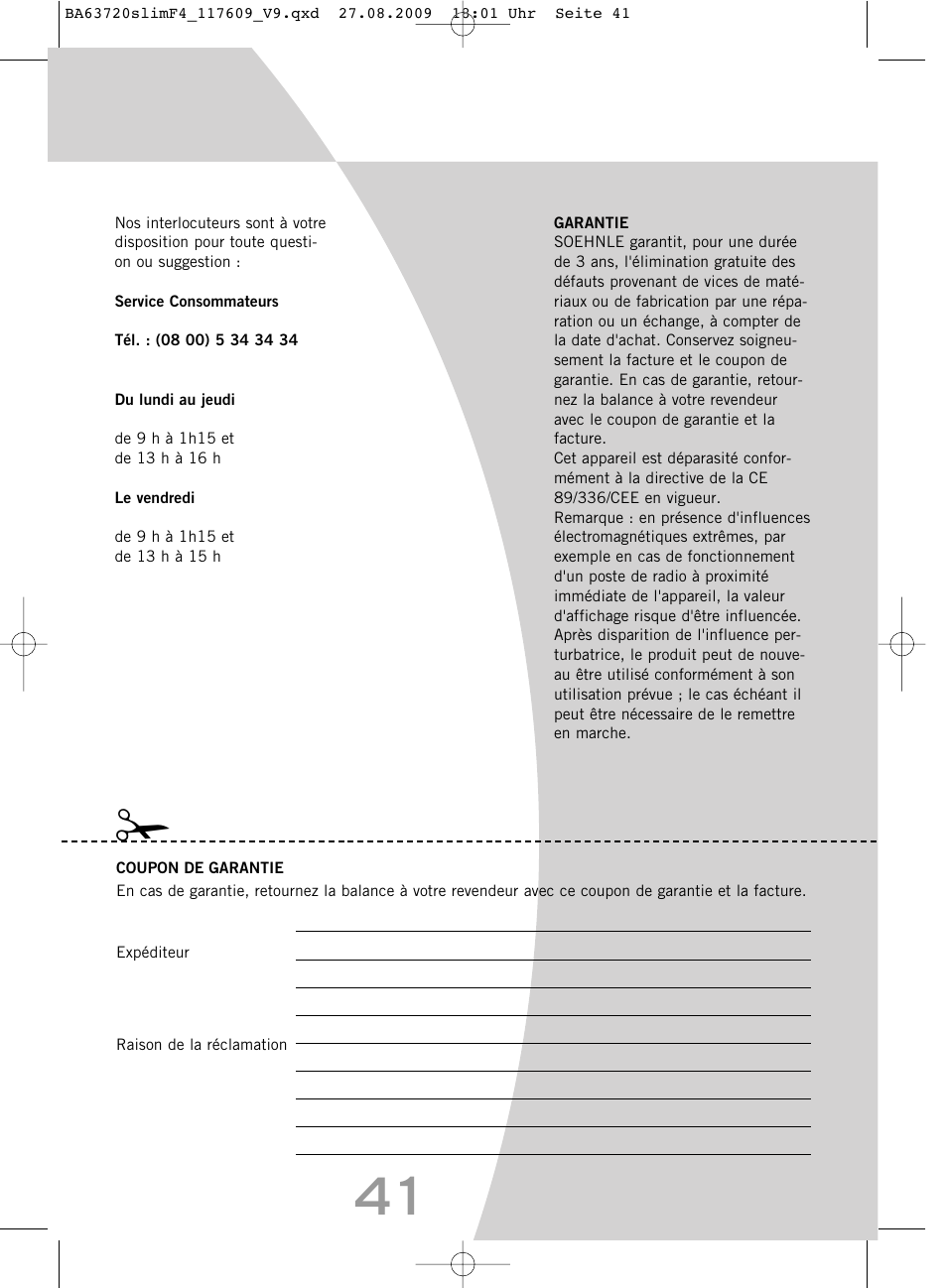 SOEHNLE Body Balance Slim F4 User Manual | Page 41 / 240