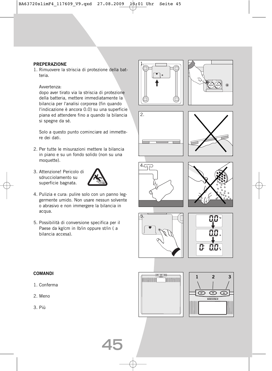 SOEHNLE Body Balance Slim F4 User Manual | Page 45 / 240