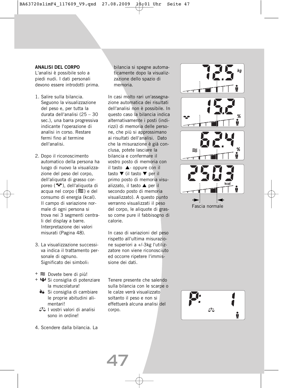 SOEHNLE Body Balance Slim F4 User Manual | Page 47 / 240