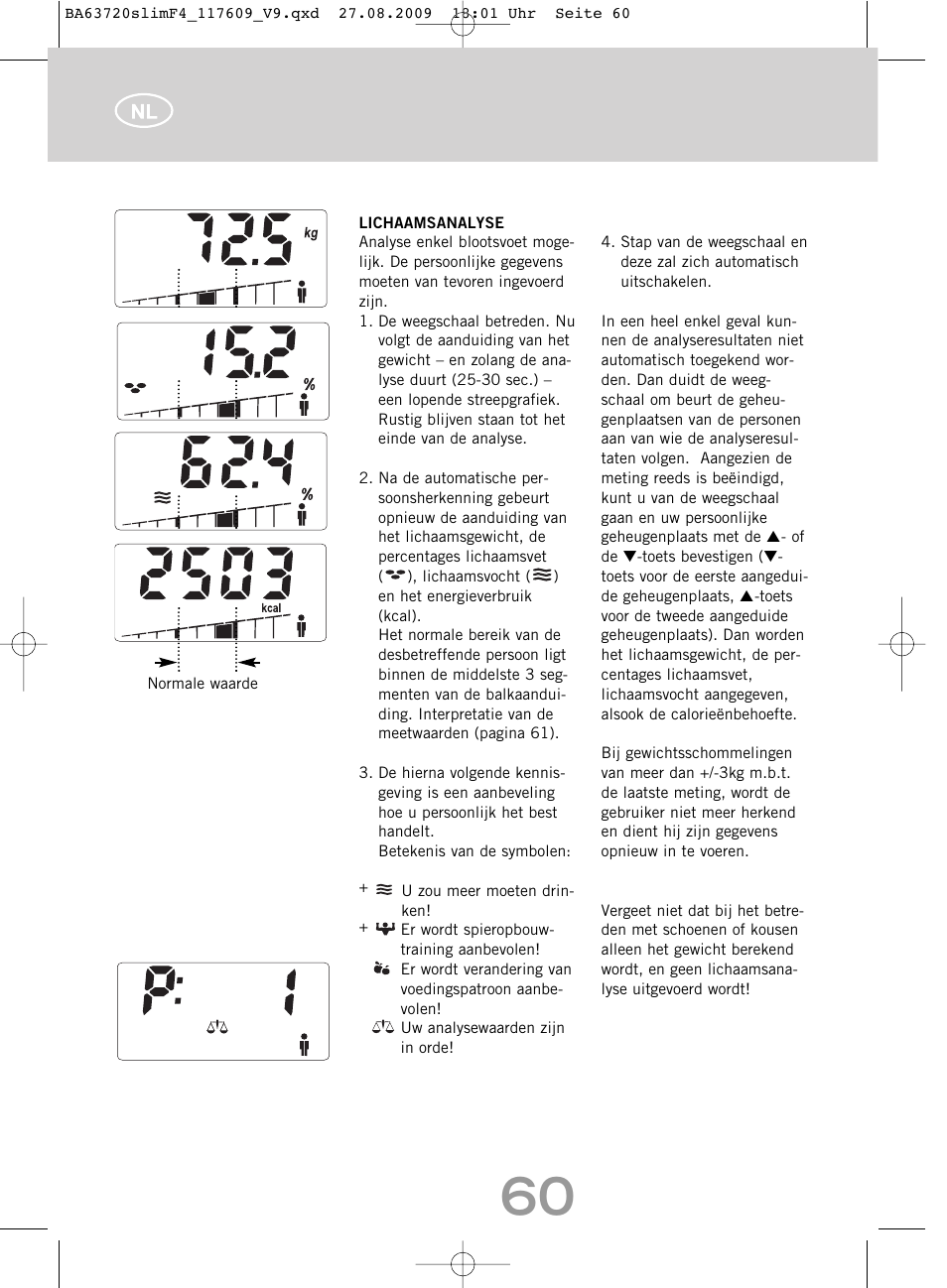 SOEHNLE Body Balance Slim F4 User Manual | Page 60 / 240