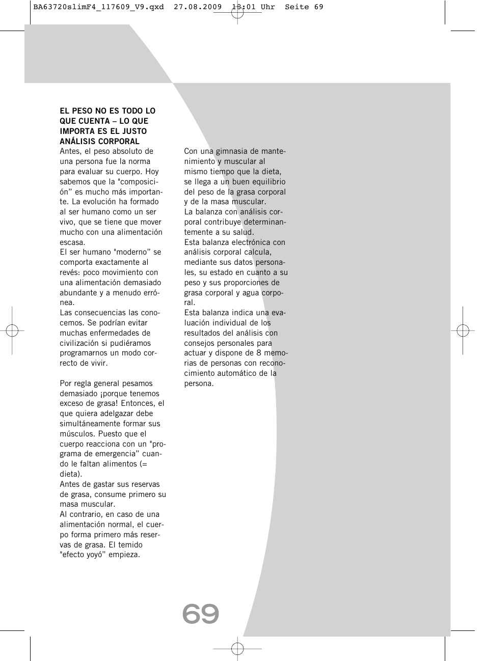 SOEHNLE Body Balance Slim F4 User Manual | Page 69 / 240