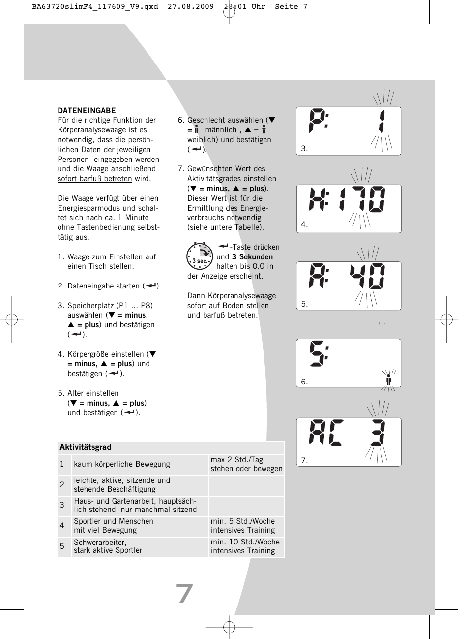 SOEHNLE Body Balance Slim F4 User Manual | Page 7 / 240