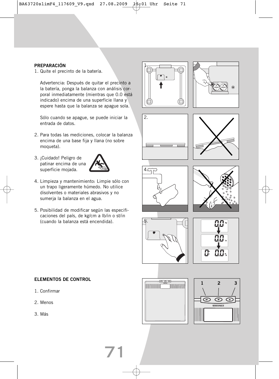 SOEHNLE Body Balance Slim F4 User Manual | Page 71 / 240
