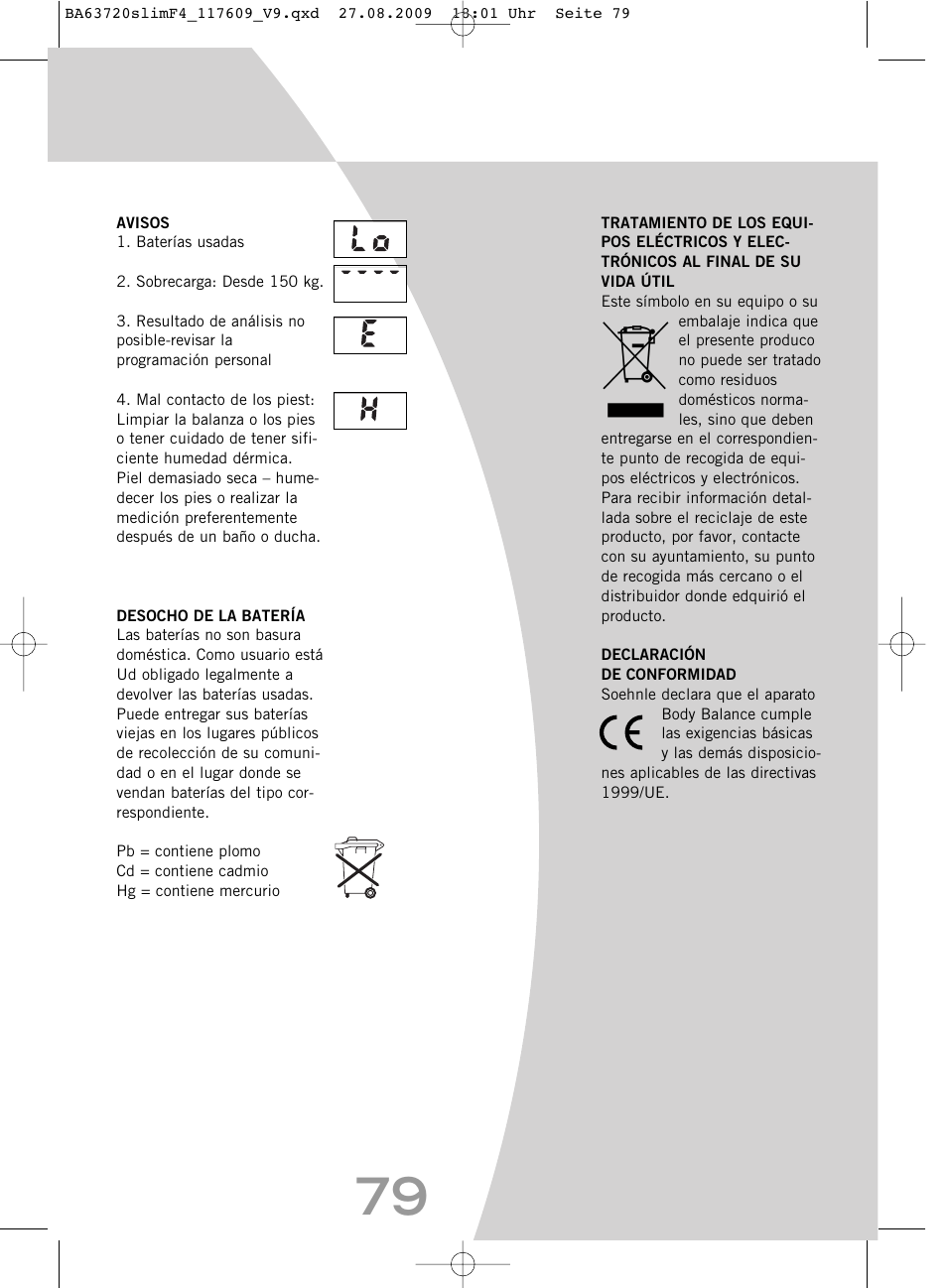 SOEHNLE Body Balance Slim F4 User Manual | Page 79 / 240