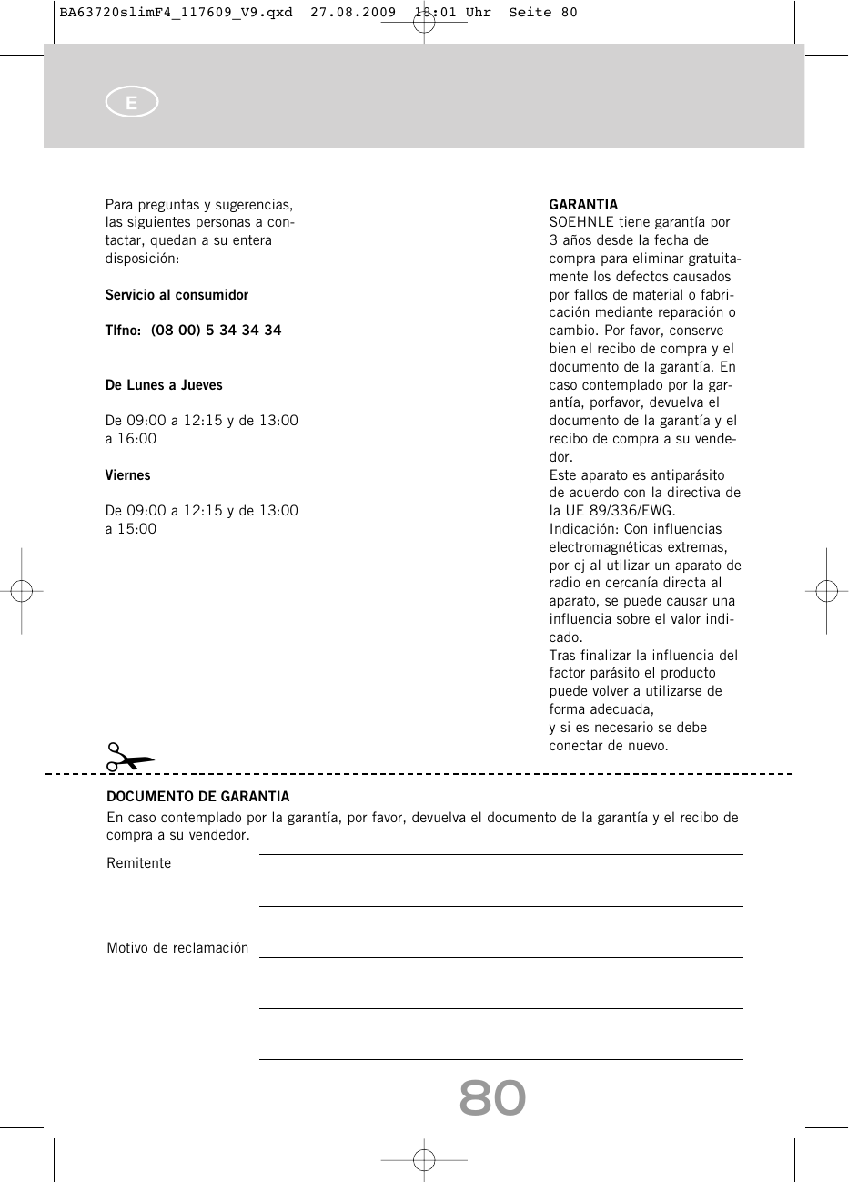 SOEHNLE Body Balance Slim F4 User Manual | Page 80 / 240