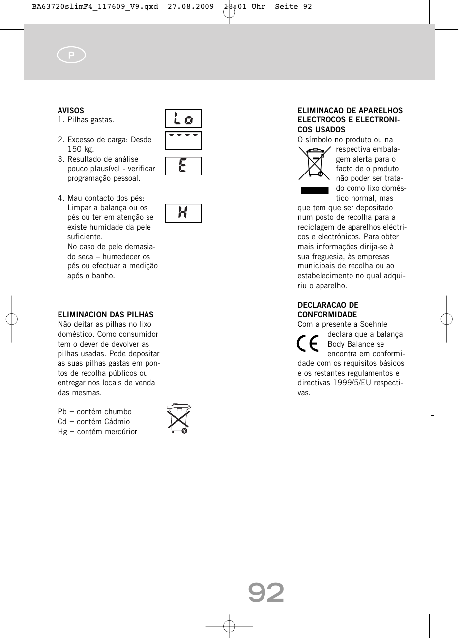 SOEHNLE Body Balance Slim F4 User Manual | Page 92 / 240