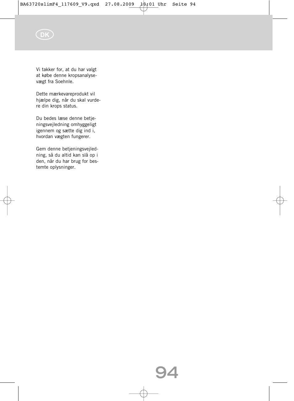 SOEHNLE Body Balance Slim F4 User Manual | Page 94 / 240