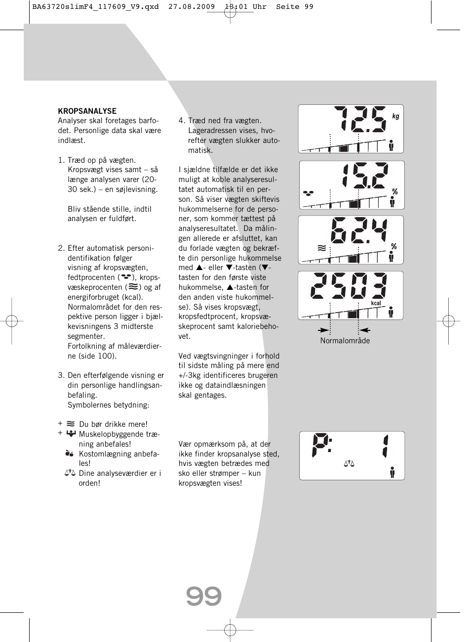 SOEHNLE Body Balance Slim F4 User Manual | Page 99 / 240