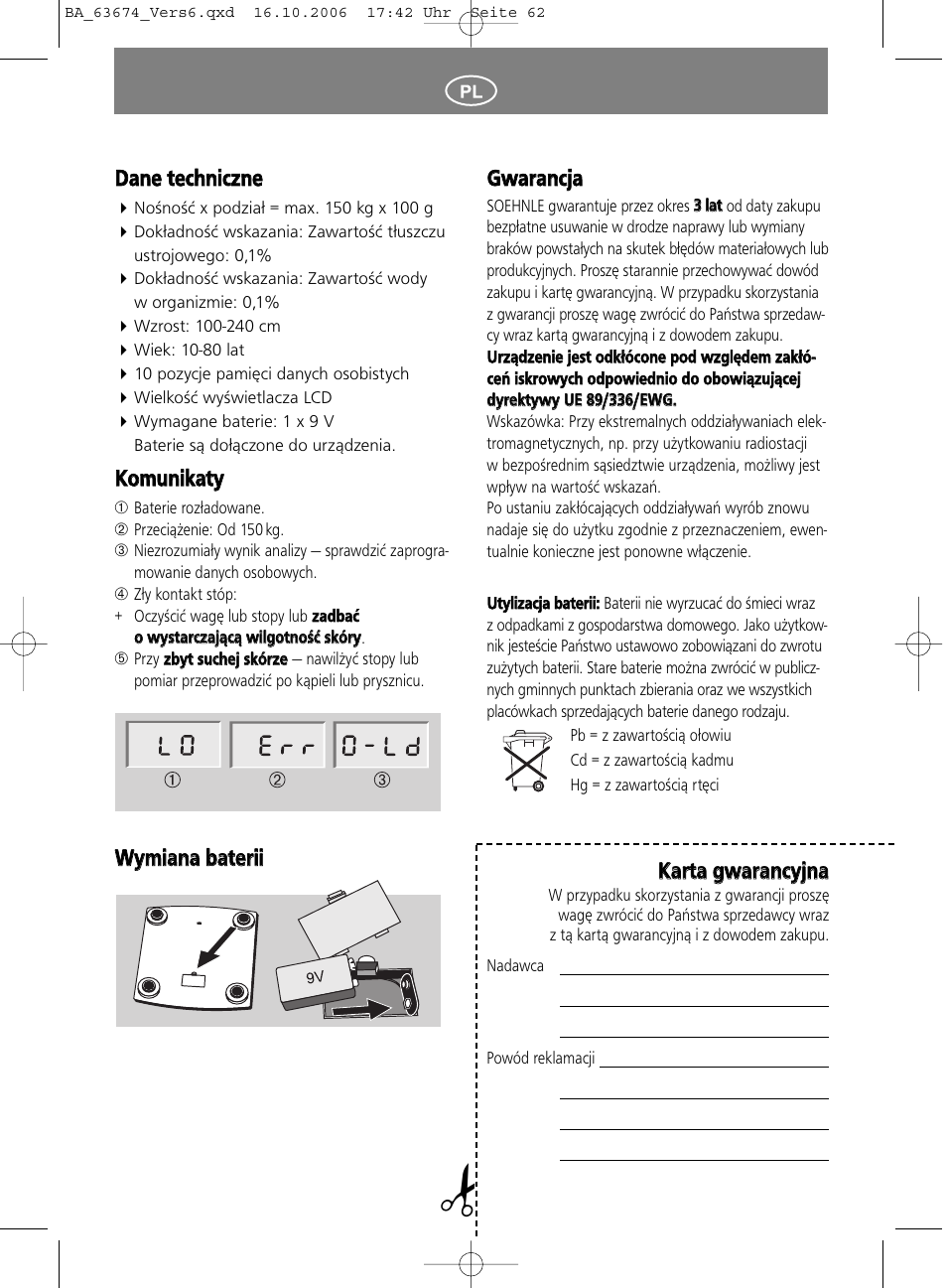 Ddaan nee tteecch hn niicczzn nee, Kko om mu un niikkaattyy, Ggw waarraan nccjjaa | Kkaarrttaa g gw waarraan nccyyjjn naa | SOEHNLE Volga User Manual | Page 62 / 96