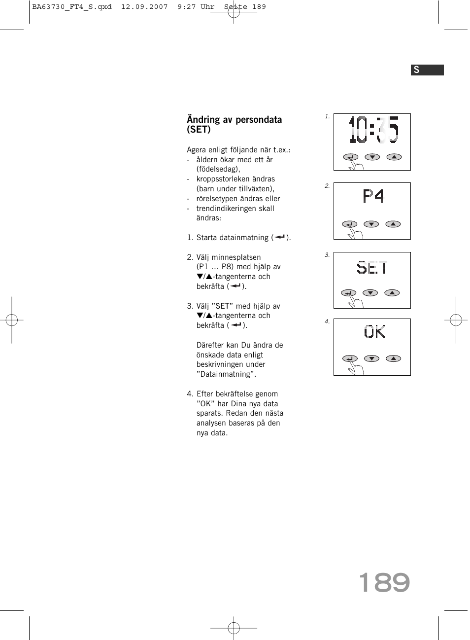 SOEHNLE Body Balance Slim FT4 User Manual | Page 189 / 400
