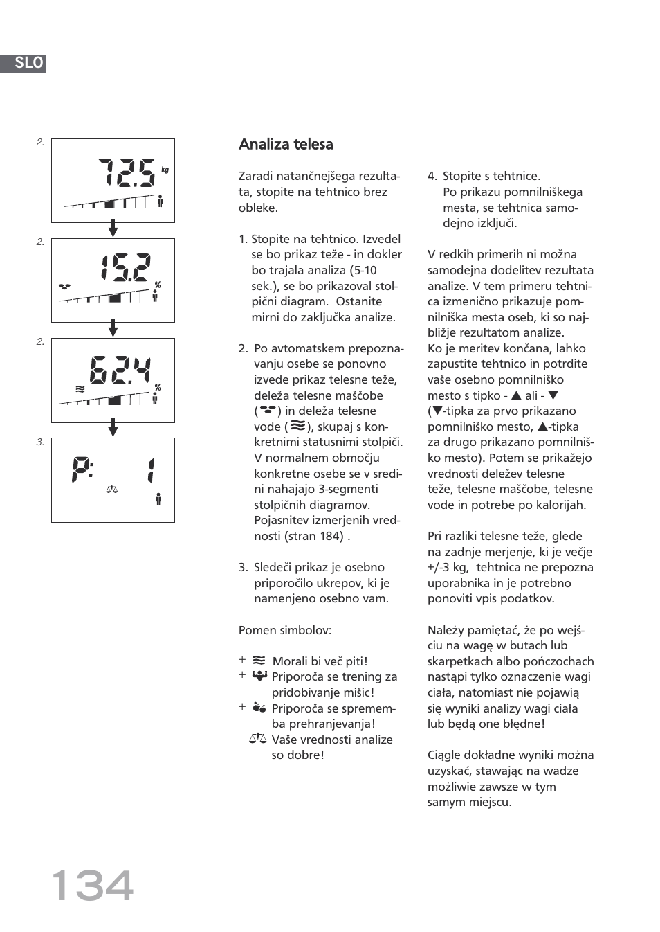 SOEHNLE Body Balance Shape F3 User Manual | Page 134 / 148