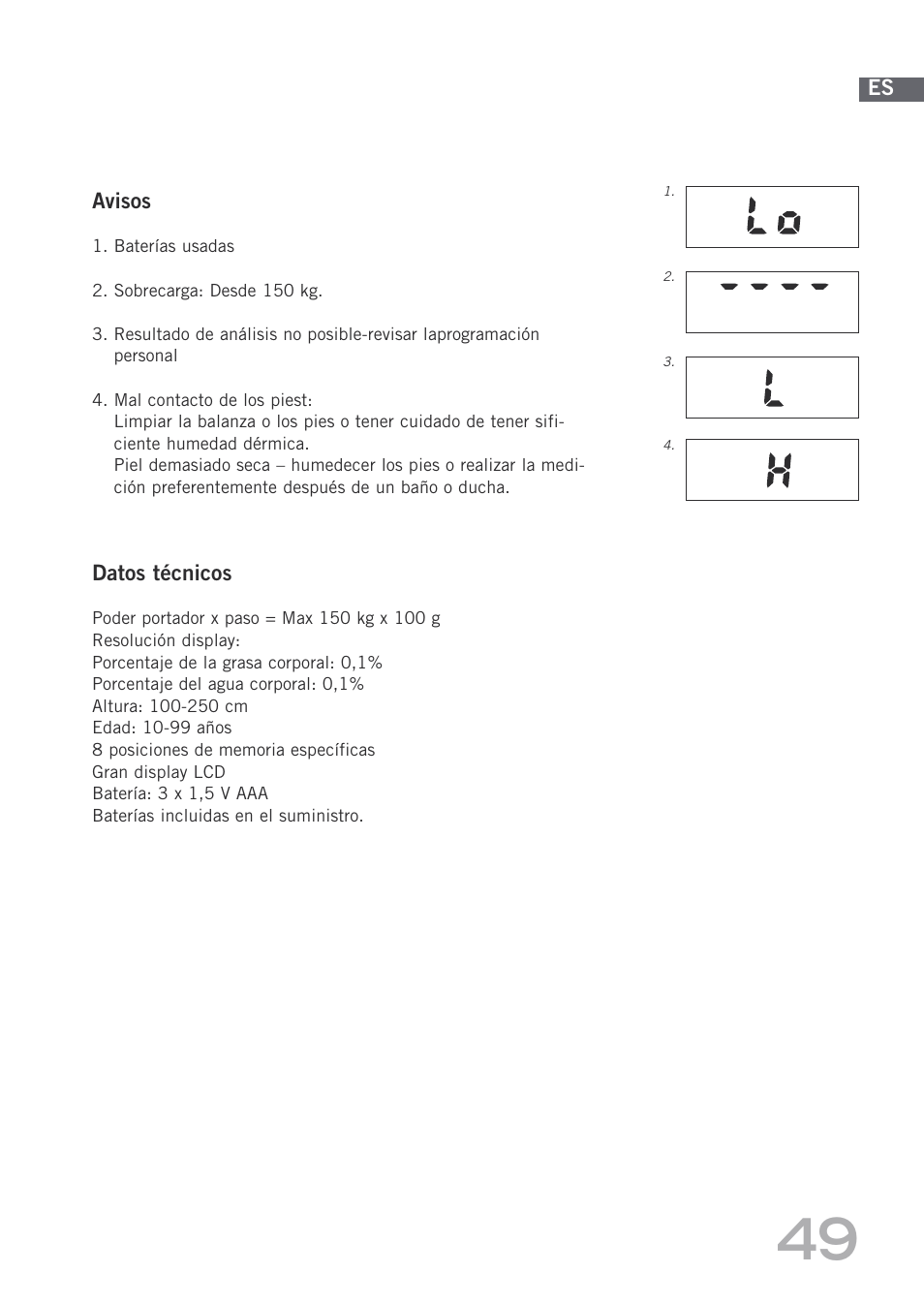 SOEHNLE Body Balance Shape F3 User Manual | Page 49 / 148