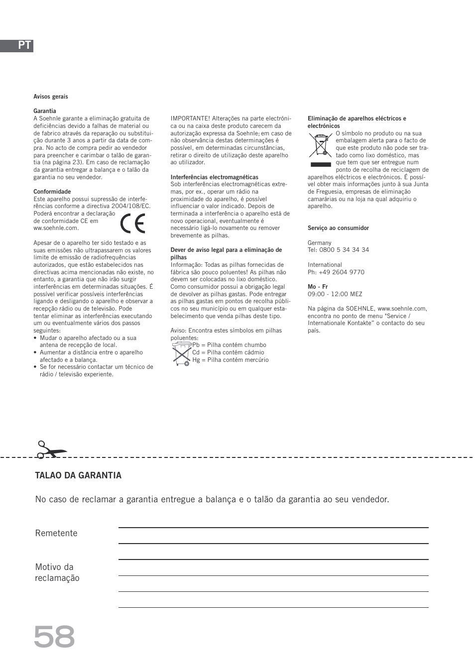 SOEHNLE Body Balance Shape F3 User Manual | Page 58 / 148