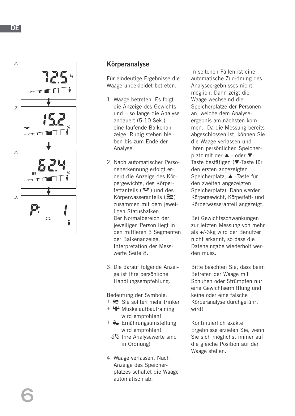SOEHNLE Body Balance Shape F3 User Manual | Page 6 / 148