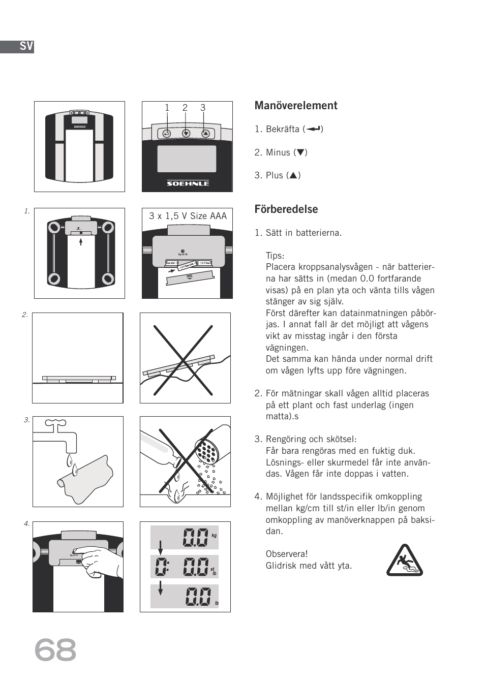 SOEHNLE Body Balance Shape F3 User Manual | Page 68 / 148