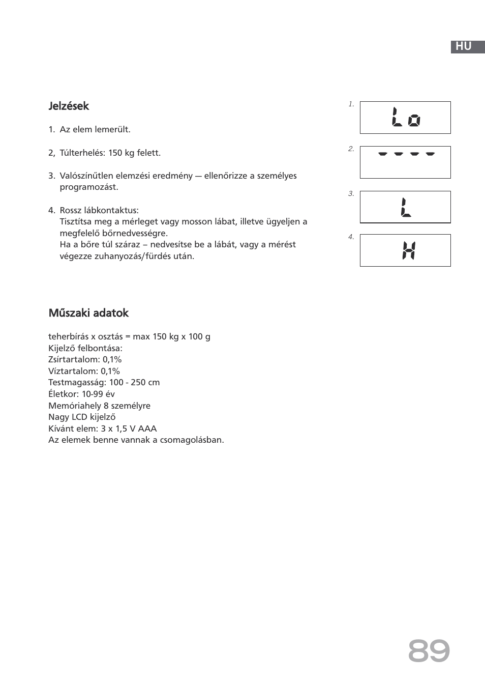 SOEHNLE Body Balance Shape F3 User Manual | Page 89 / 148