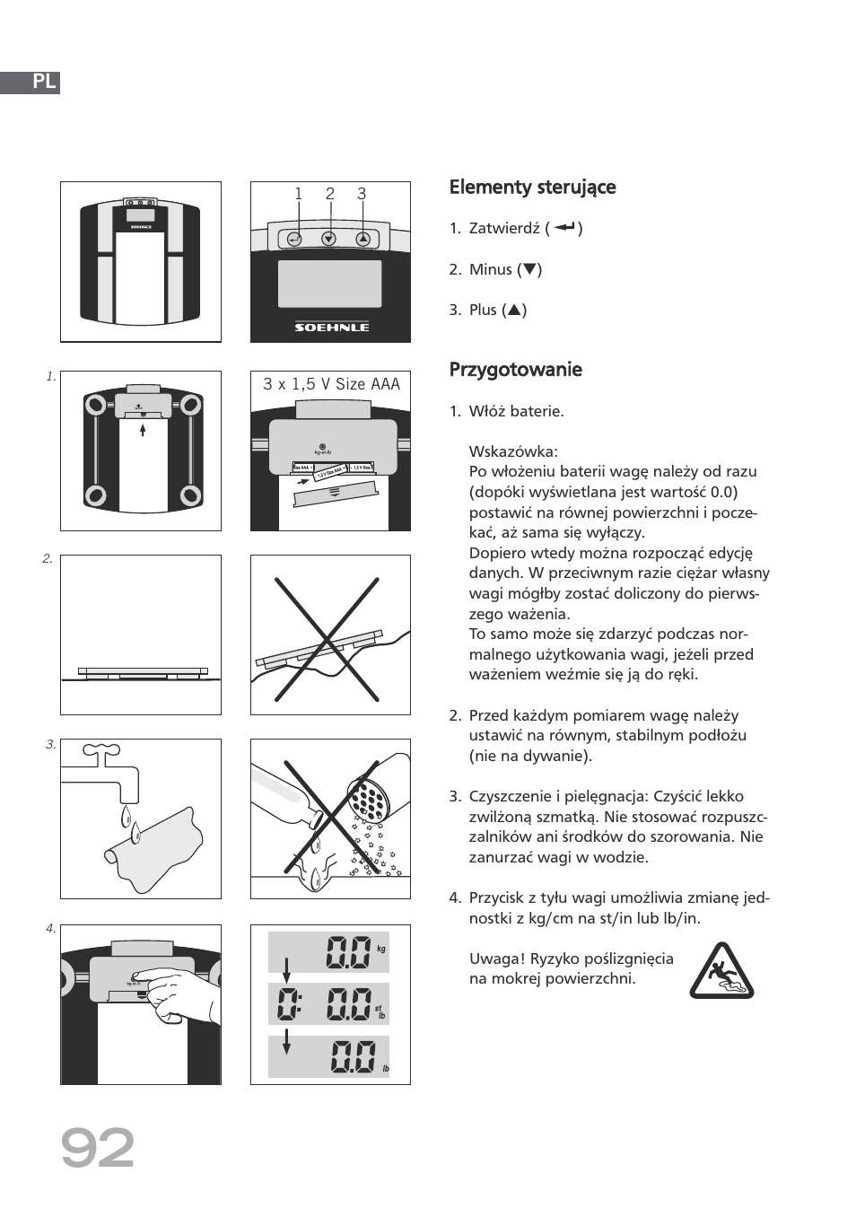 SOEHNLE Body Balance Shape F3 User Manual | Page 92 / 148