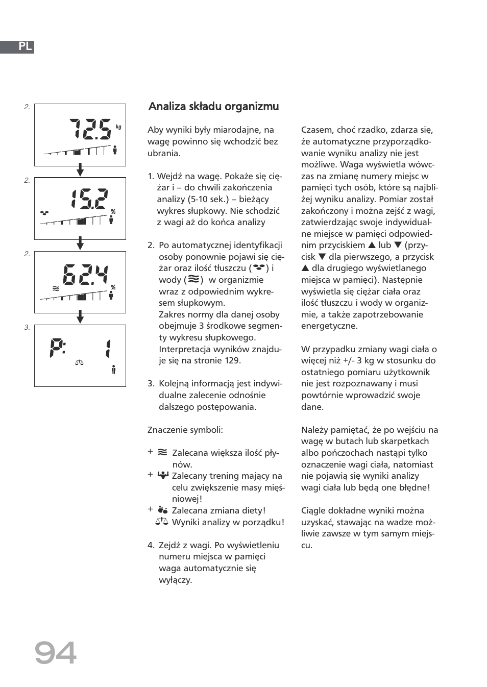 SOEHNLE Body Balance Shape F3 User Manual | Page 94 / 148