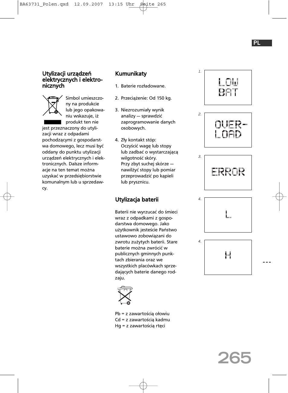 SOEHNLE Body Balance Slim FT5 User Manual | Page 265 / 400