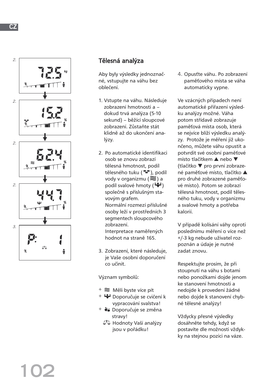 SOEHNLE Body Balance Shape F4 User Manual | Page 102 / 148