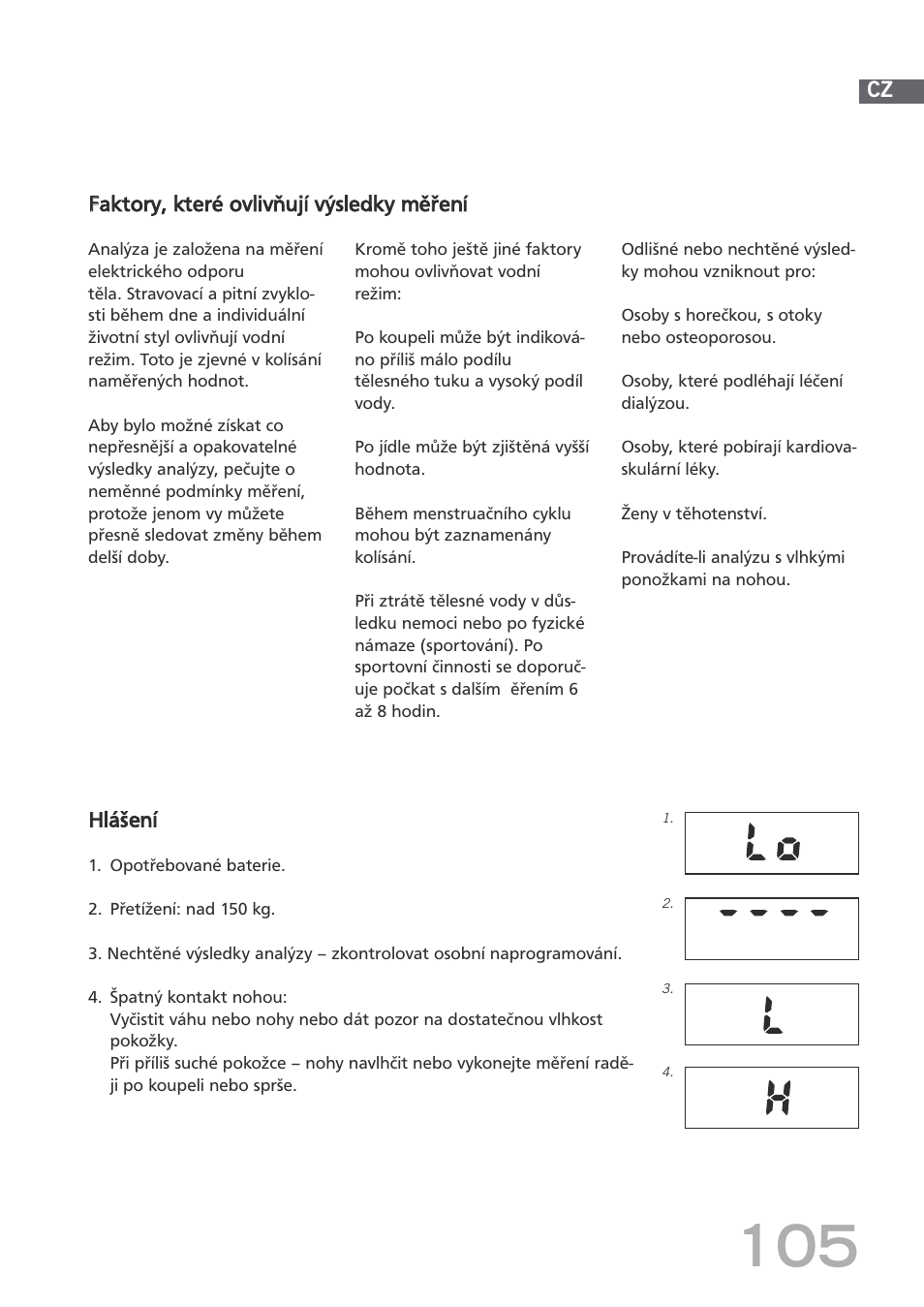 SOEHNLE Body Balance Shape F4 User Manual | Page 105 / 148