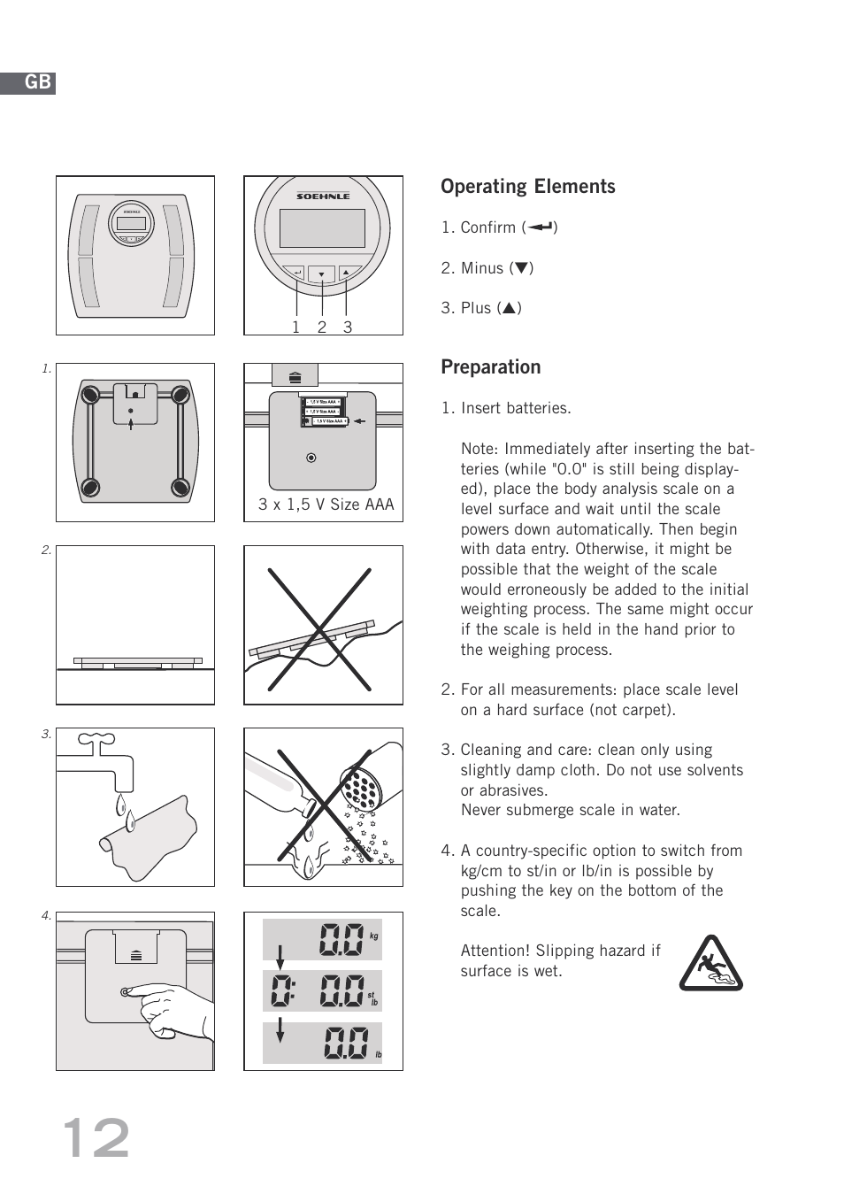 SOEHNLE Body Balance Shape F4 User Manual | Page 12 / 148