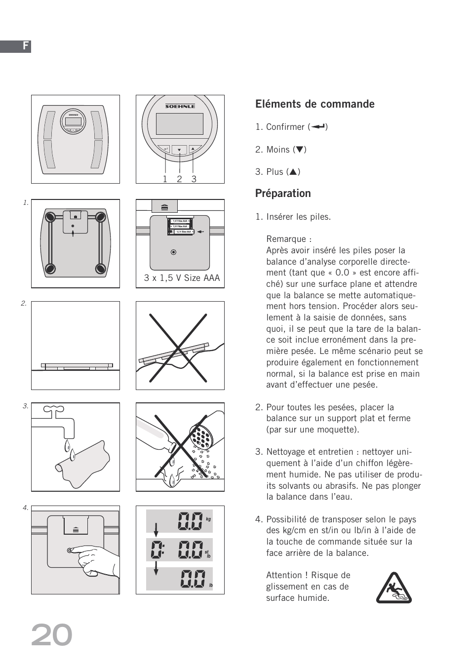 SOEHNLE Body Balance Shape F4 User Manual | Page 20 / 148