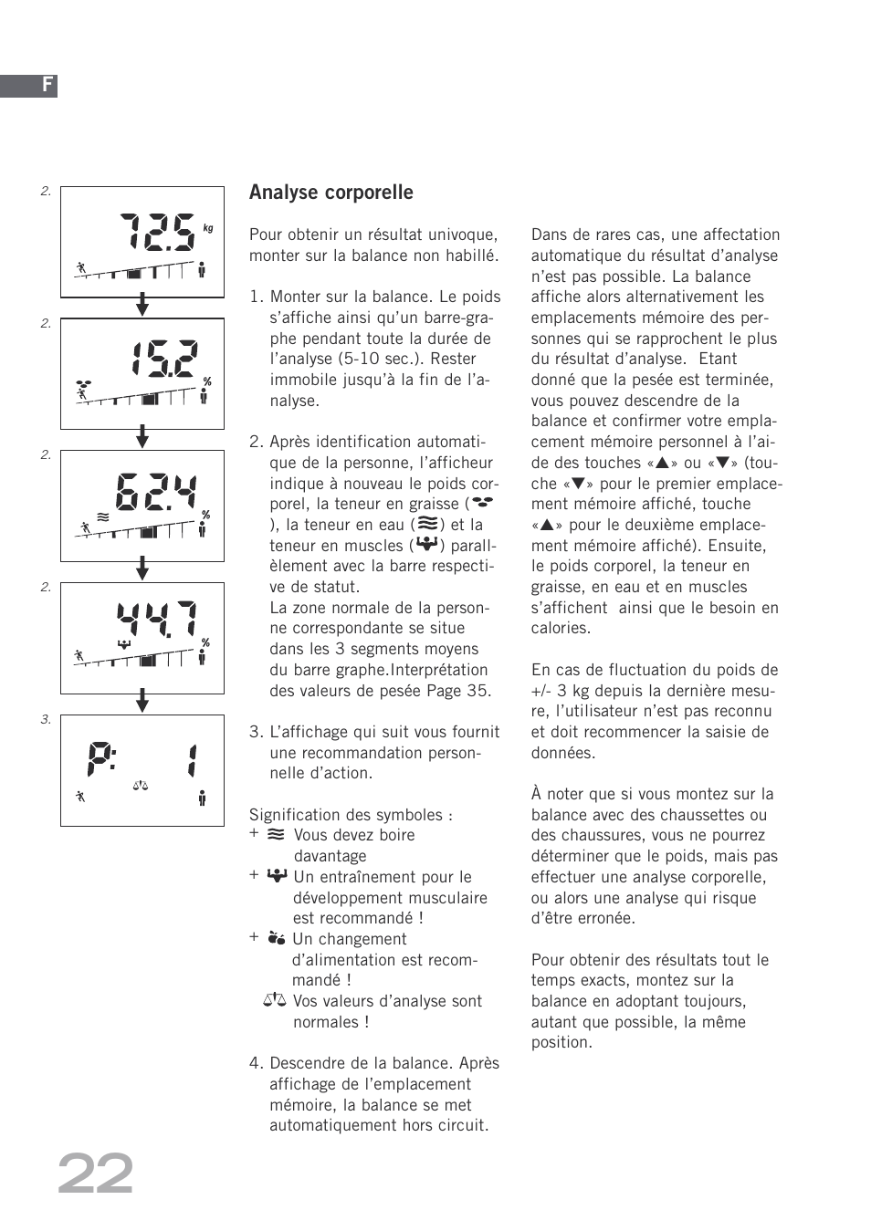 SOEHNLE Body Balance Shape F4 User Manual | Page 22 / 148