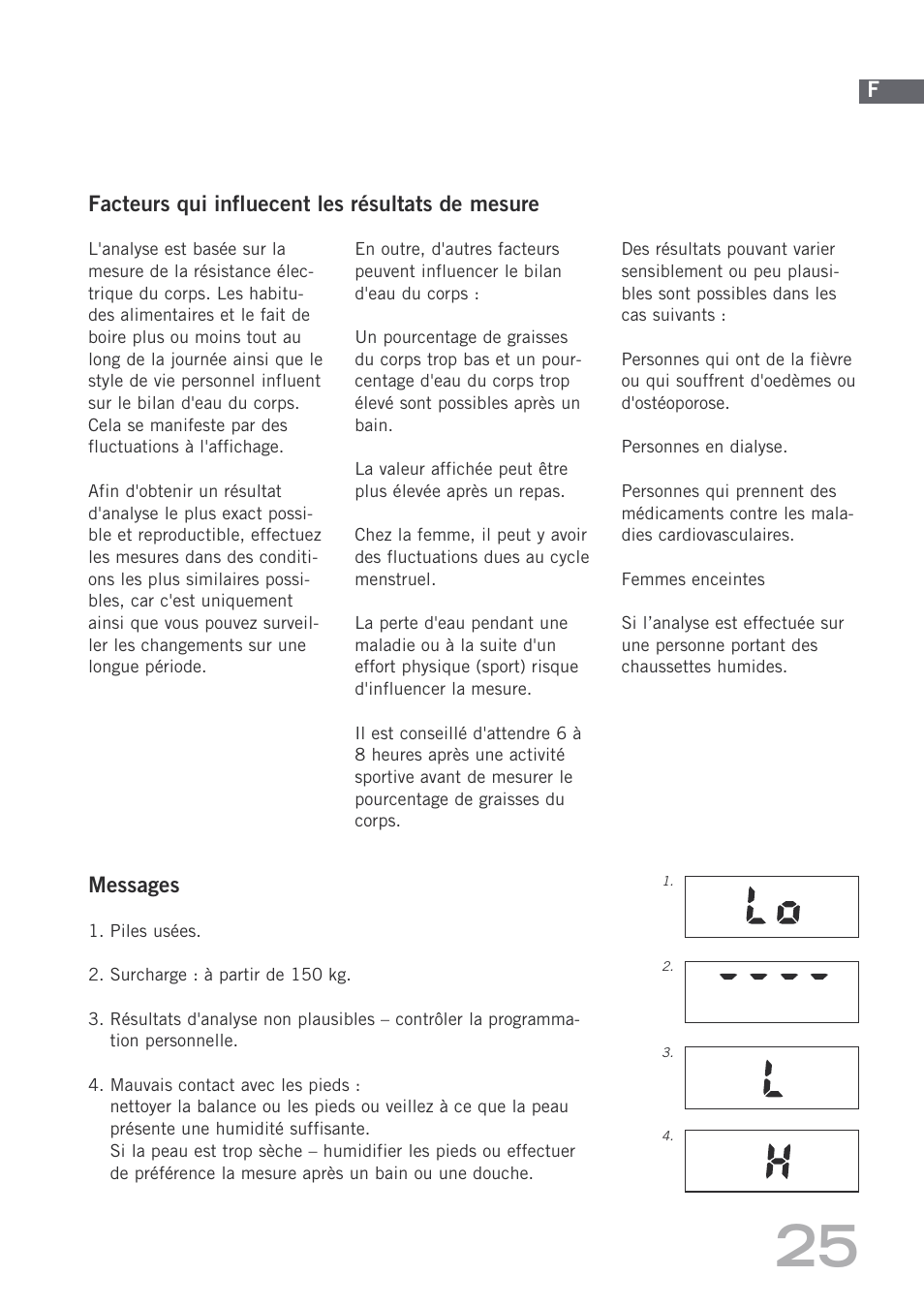 SOEHNLE Body Balance Shape F4 User Manual | Page 25 / 148