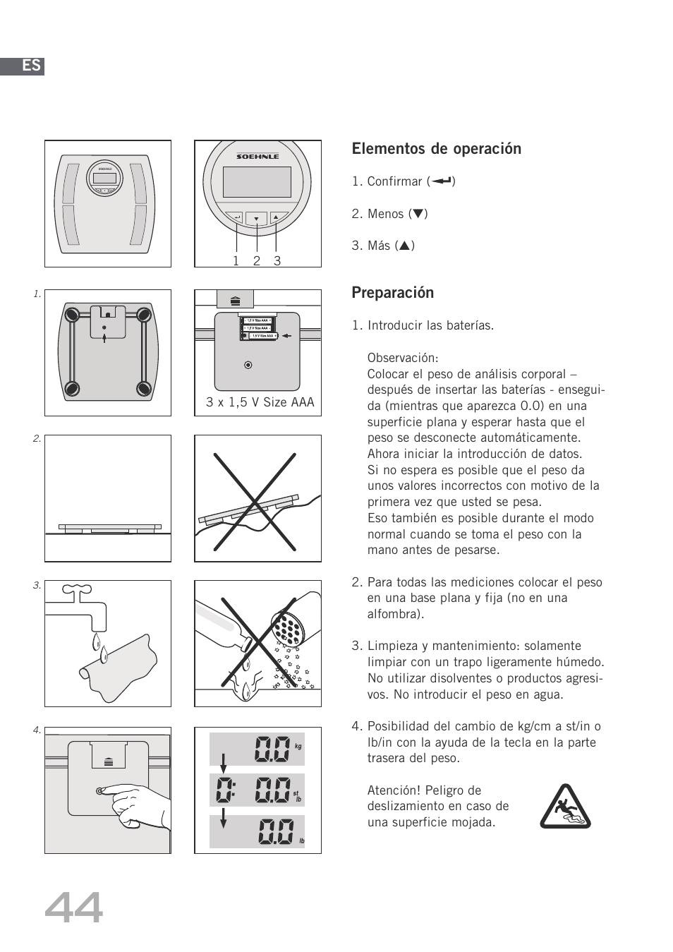 SOEHNLE Body Balance Shape F4 User Manual | Page 44 / 148