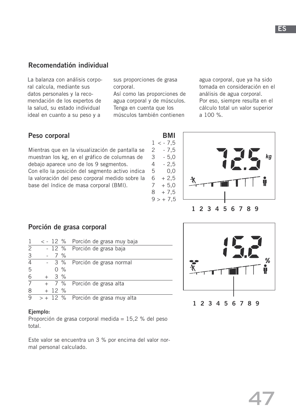 SOEHNLE Body Balance Shape F4 User Manual | Page 47 / 148