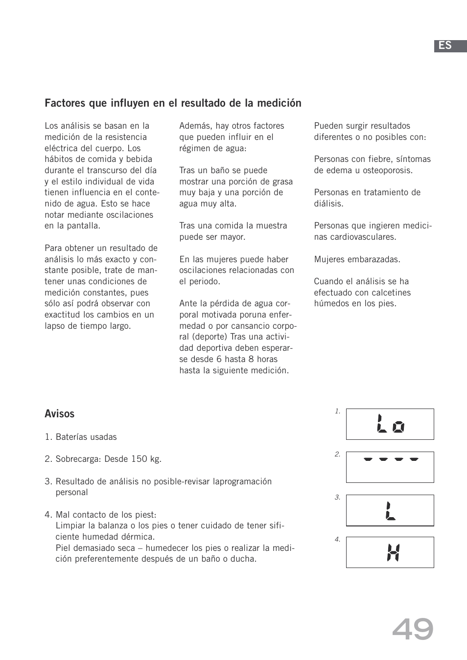 SOEHNLE Body Balance Shape F4 User Manual | Page 49 / 148