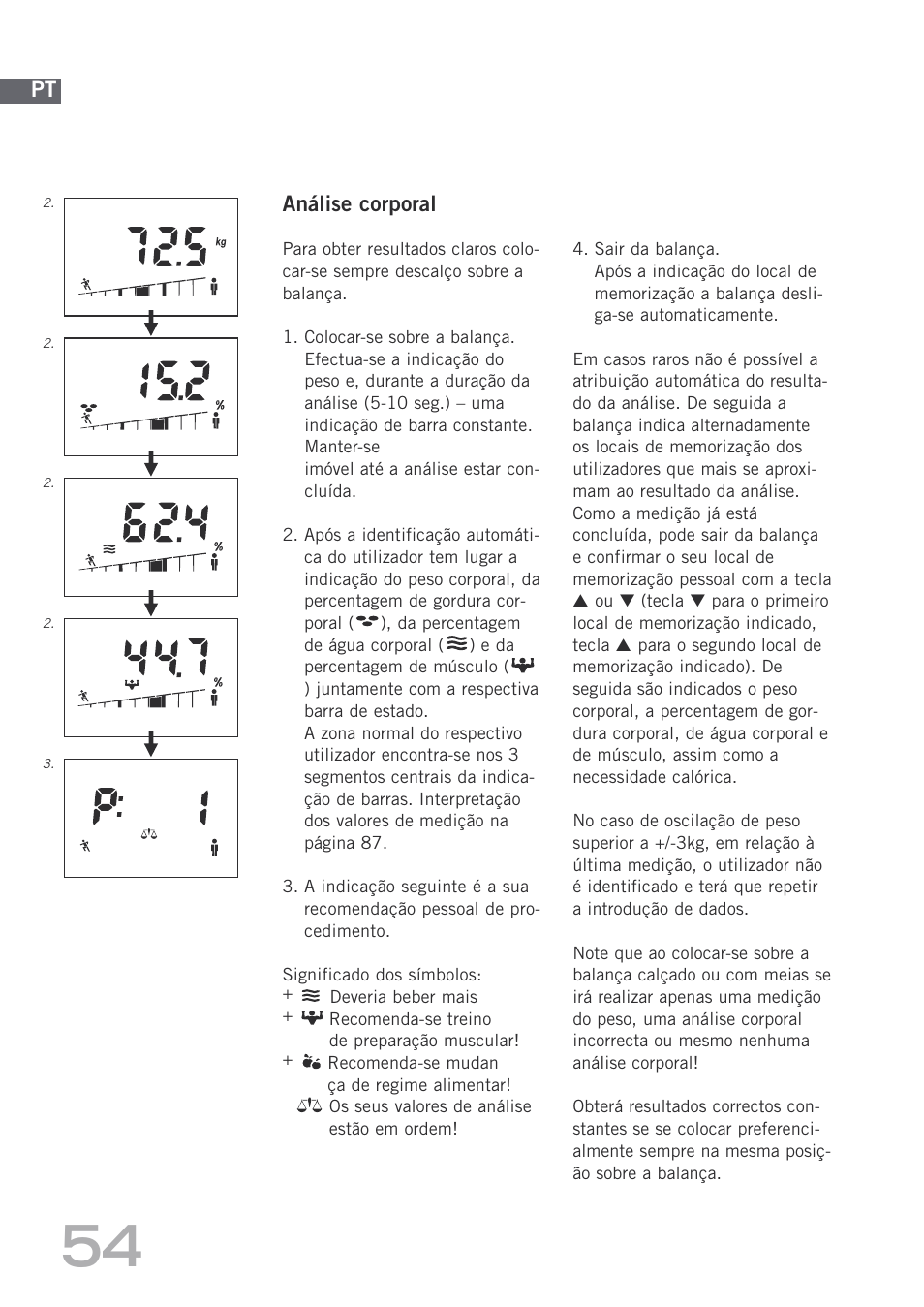 SOEHNLE Body Balance Shape F4 User Manual | Page 54 / 148