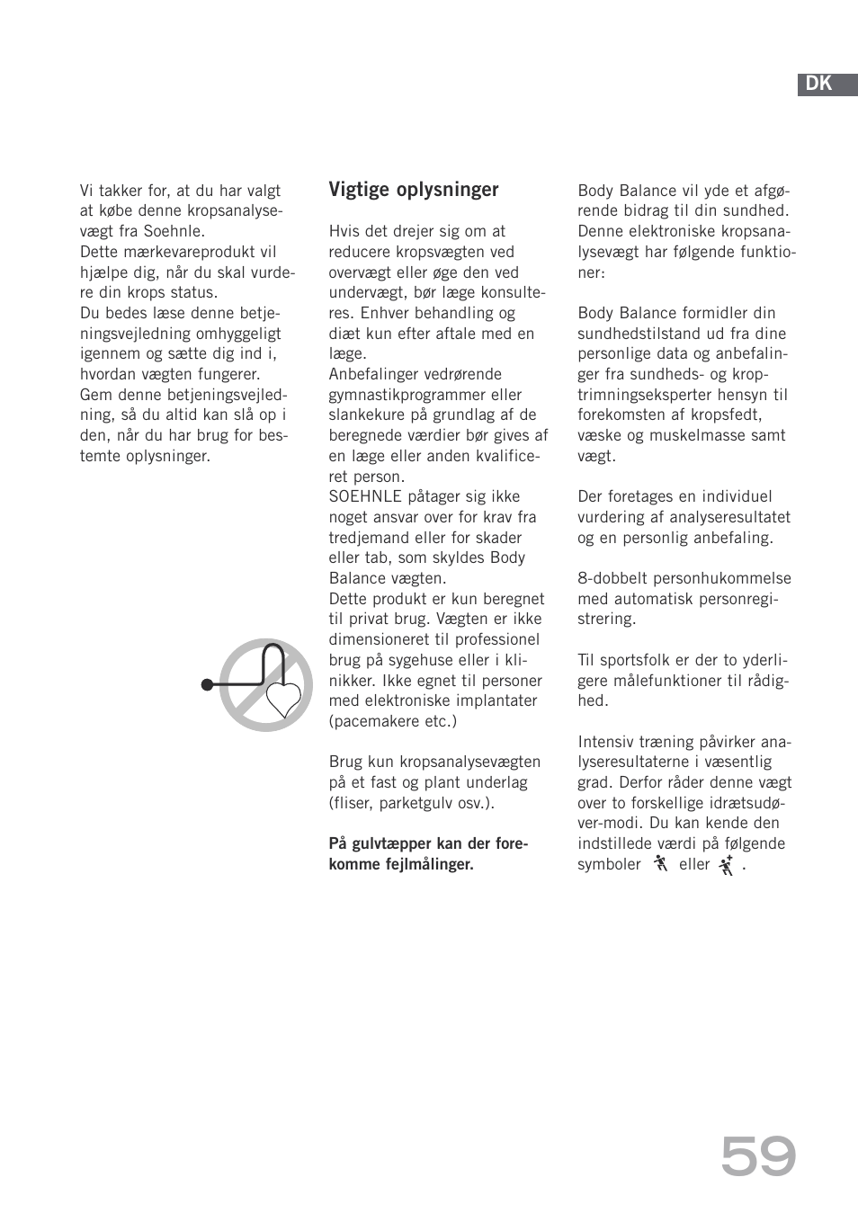 SOEHNLE Body Balance Shape F4 User Manual | Page 59 / 148