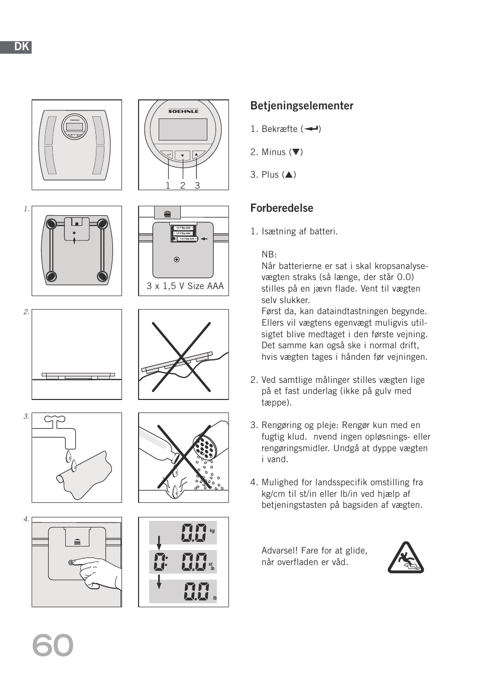 SOEHNLE Body Balance Shape F4 User Manual | Page 60 / 148