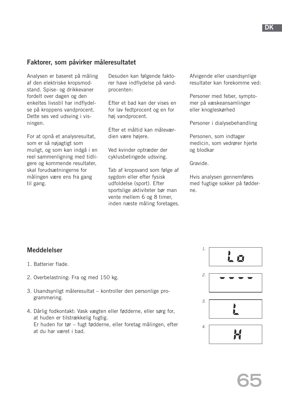 SOEHNLE Body Balance Shape F4 User Manual | Page 65 / 148