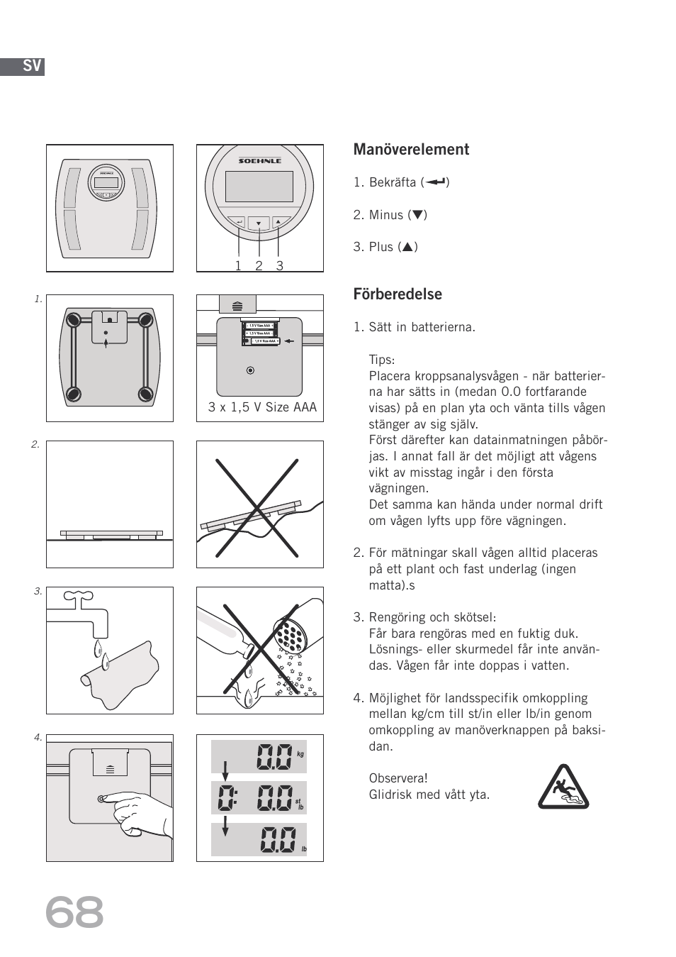 SOEHNLE Body Balance Shape F4 User Manual | Page 68 / 148