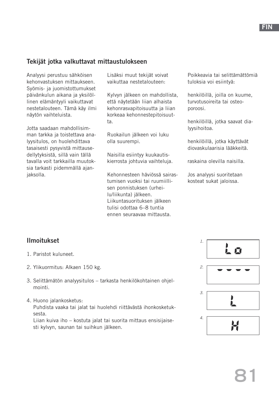 SOEHNLE Body Balance Shape F4 User Manual | Page 81 / 148