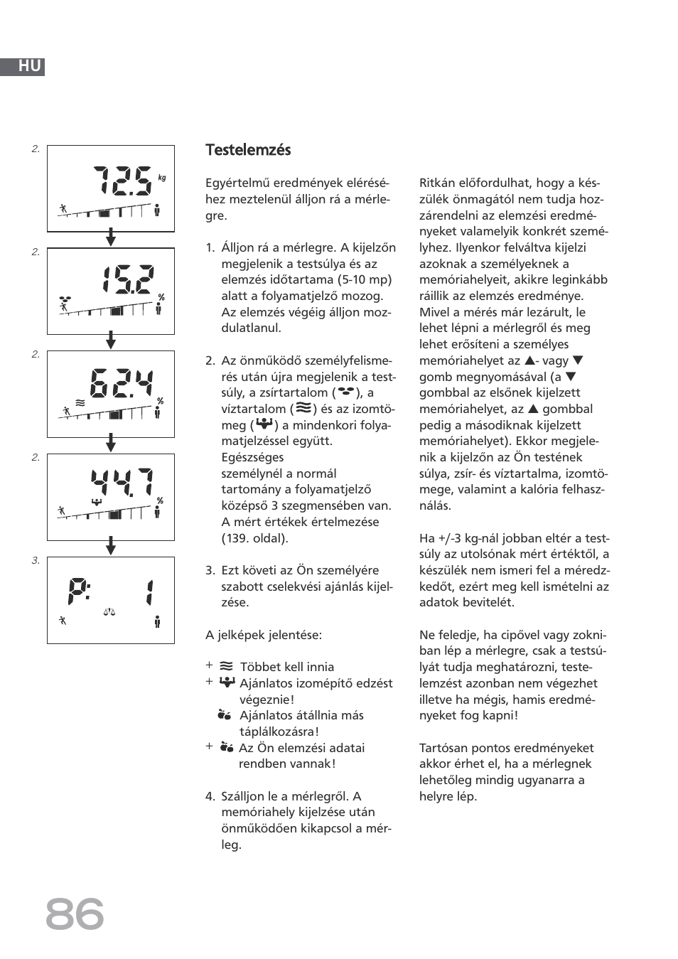 SOEHNLE Body Balance Shape F4 User Manual | Page 86 / 148