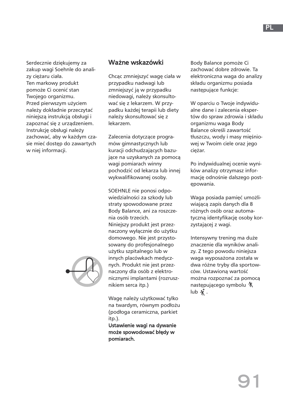 SOEHNLE Body Balance Shape F4 User Manual | Page 91 / 148