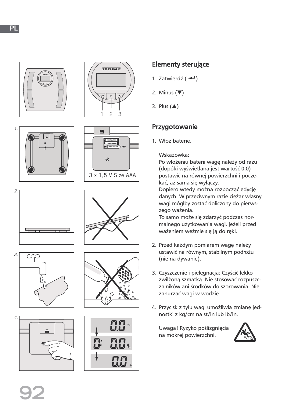 SOEHNLE Body Balance Shape F4 User Manual | Page 92 / 148
