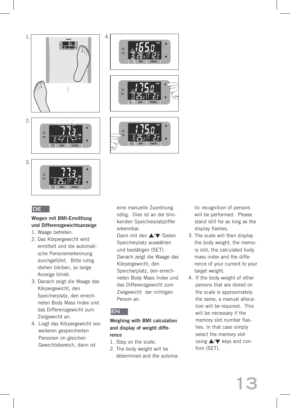 SOEHNLE Easy Control User Manual | Page 13 / 36