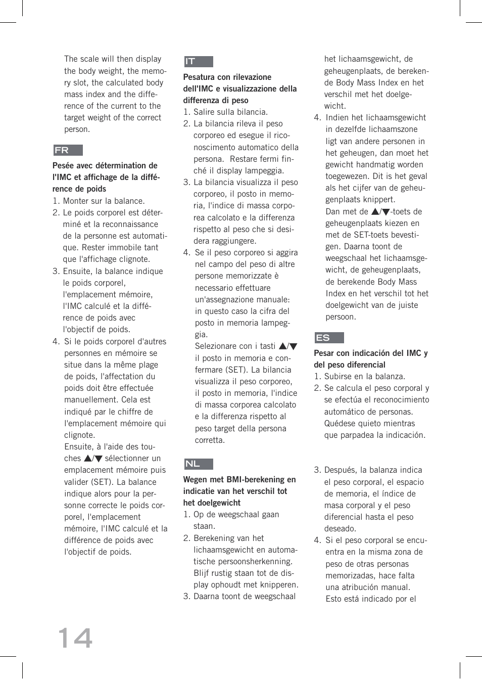 SOEHNLE Easy Control User Manual | Page 14 / 36