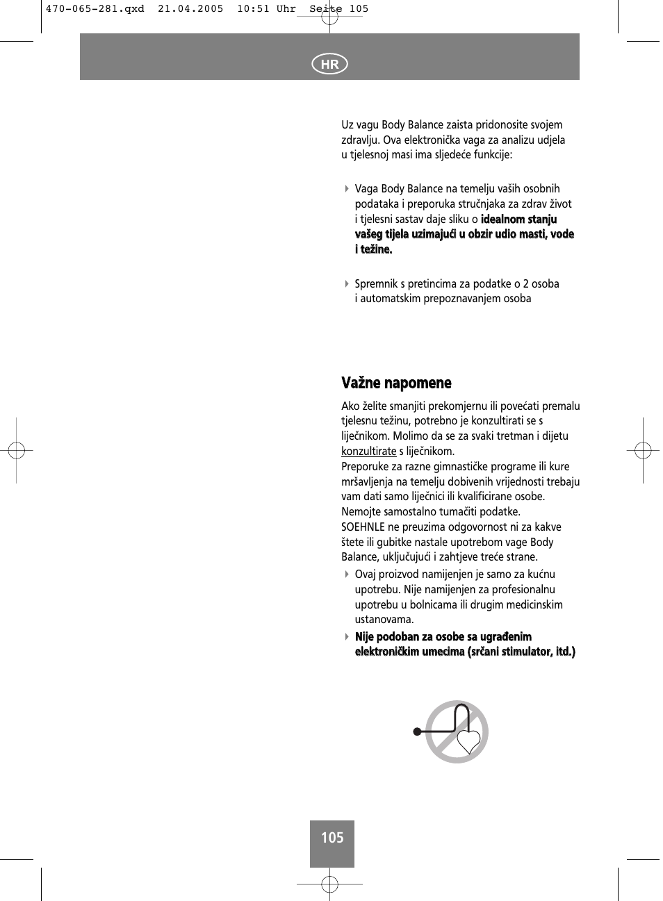 Vvaažžn nee n naap po om meen nee | SOEHNLE Body Balance Lago User Manual | Page 105 / 112