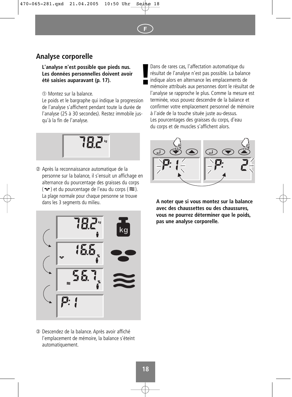 SOEHNLE Body Balance Lago User Manual | Page 18 / 112