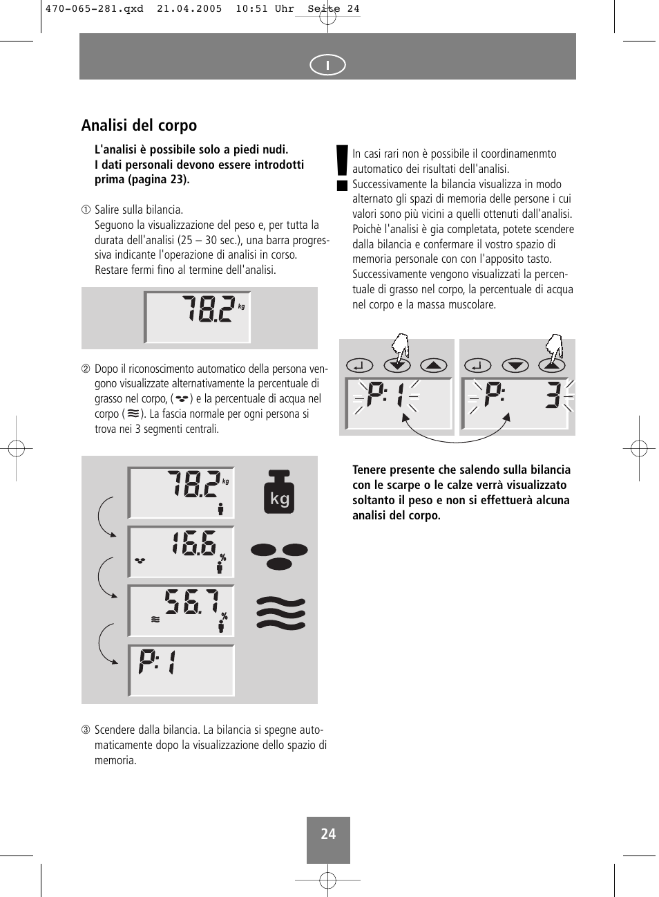 SOEHNLE Body Balance Lago User Manual | Page 24 / 112